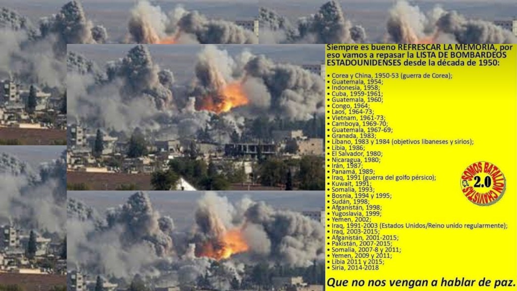 ESTADOS UNIDOS: RÉCORD MUNDIALEN BOMBARDEAR OTROS PAÍSES&nbsp;(💀)