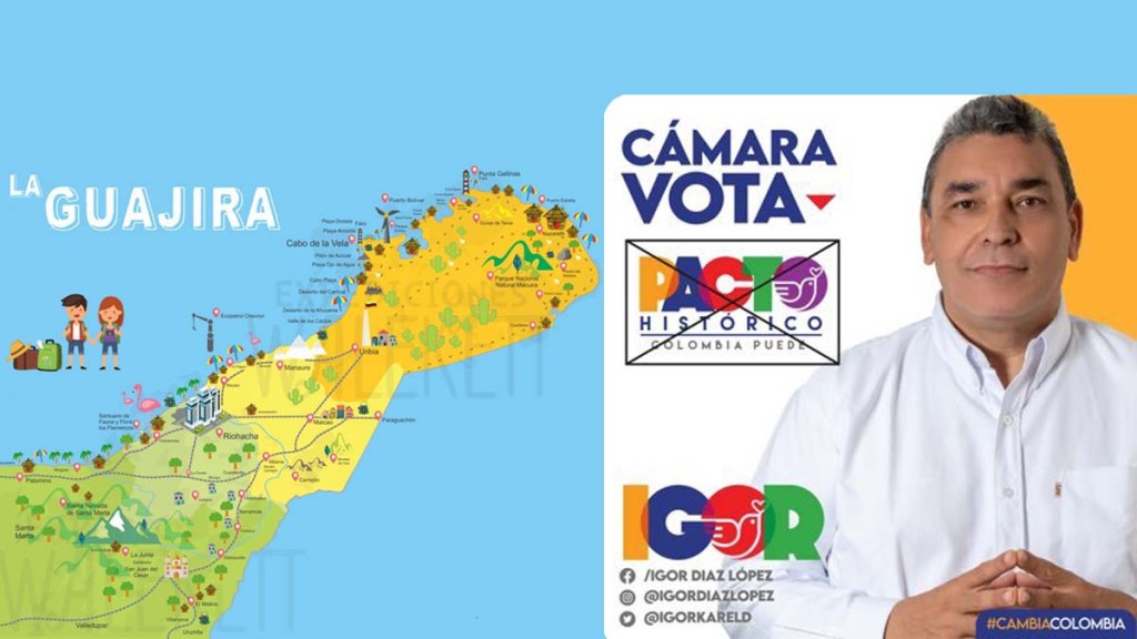 Igor Díaz López, candidato a la Cámara de Representantes por el Pacto Histórico en La&nbsp;Guajira