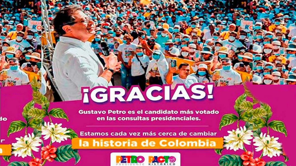El Pacto Histórico el gran ganador de las legislativas en&nbsp;Colombia