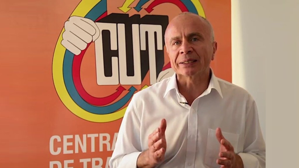 Colombia se encuentra en un punto sin retorno,asegura presidente de la&nbsp;CUT
