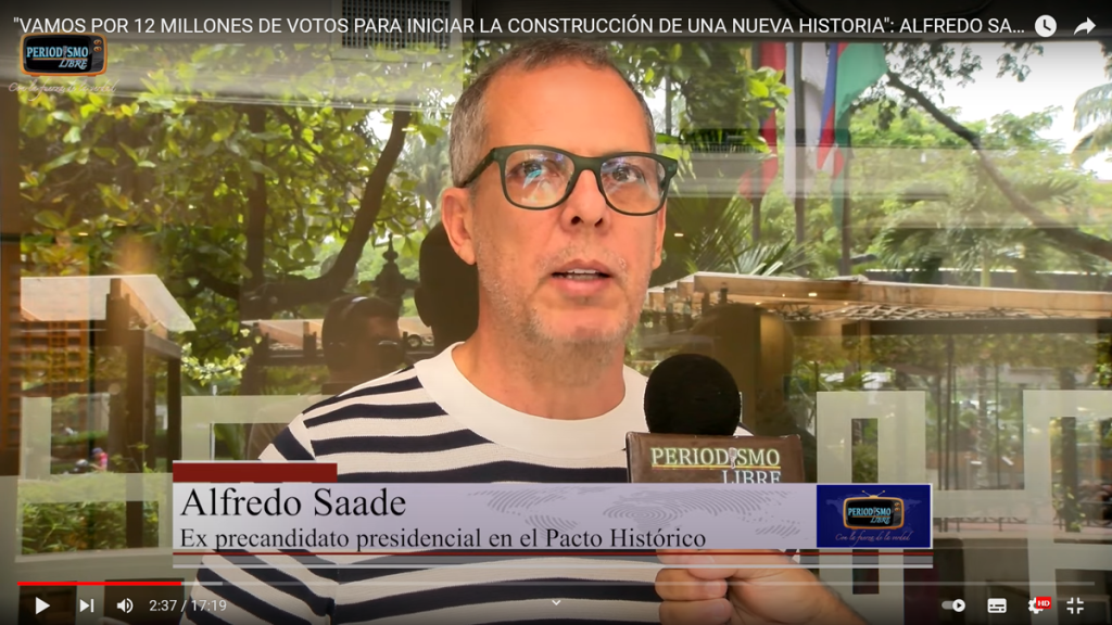 “VAMOS POR 12 MILLONES DE VOTOS PARA INICIAR LA CONSTRUCCIÓN DE UNA NUEVA HISTORIA CON PETRO Y FRANCIA”: ALFREDO&nbsp;SAADE￼