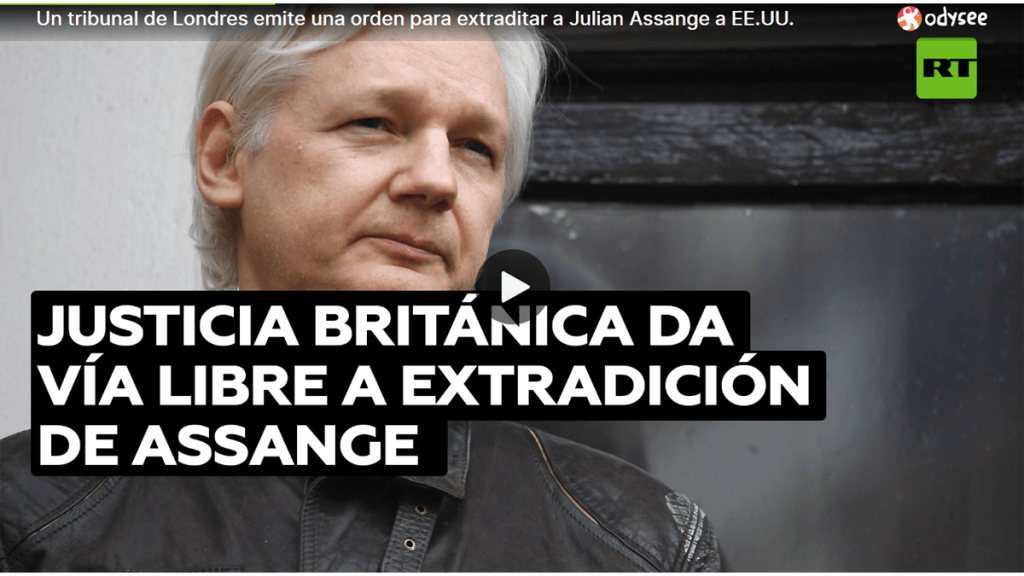 Un tribunal de Londres emite una orden para extraditar a Julian Assange a&nbsp;EE.UU.