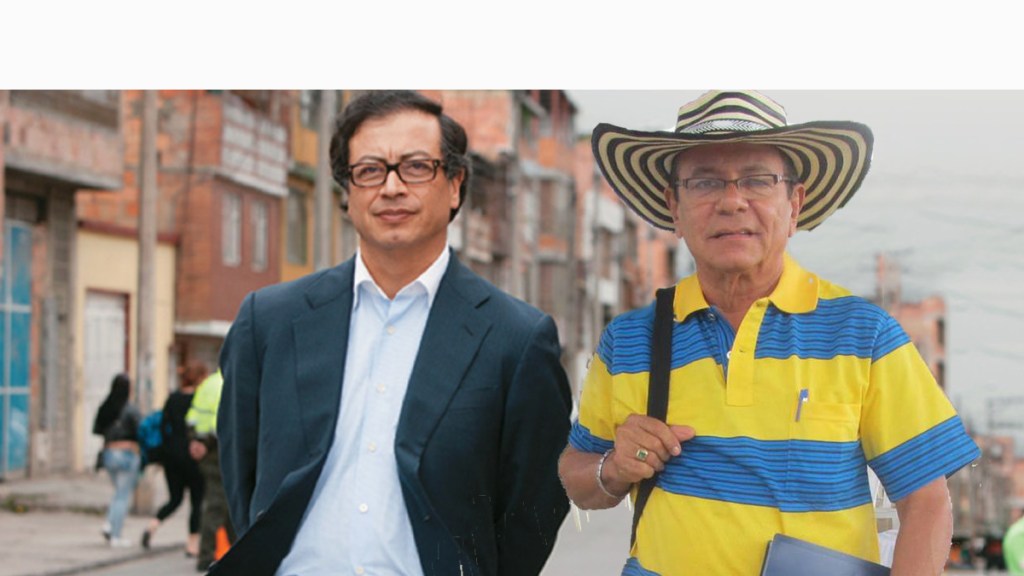 Conocí a Gustavo Petro, Obra del Maestro Miguel Emiro Naranjo en Honor al candidato&nbsp;presidencial