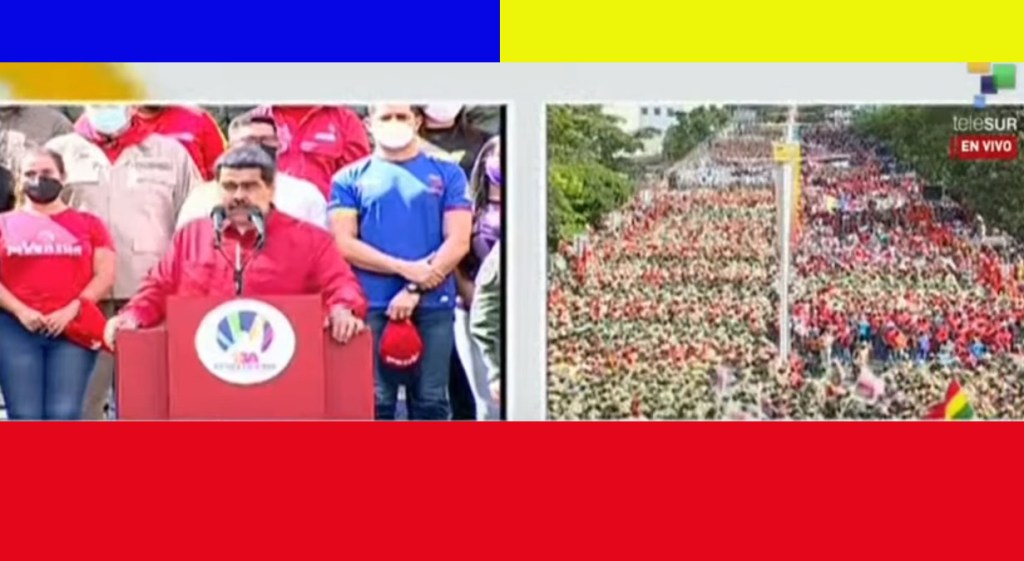 Venezuela. En un vibrante acto Maduro abrazó a su pueblo y juramentó con ellas y ellos qué se debe hacer para seguir construyendo el socialismo (video&nbsp;completo)
