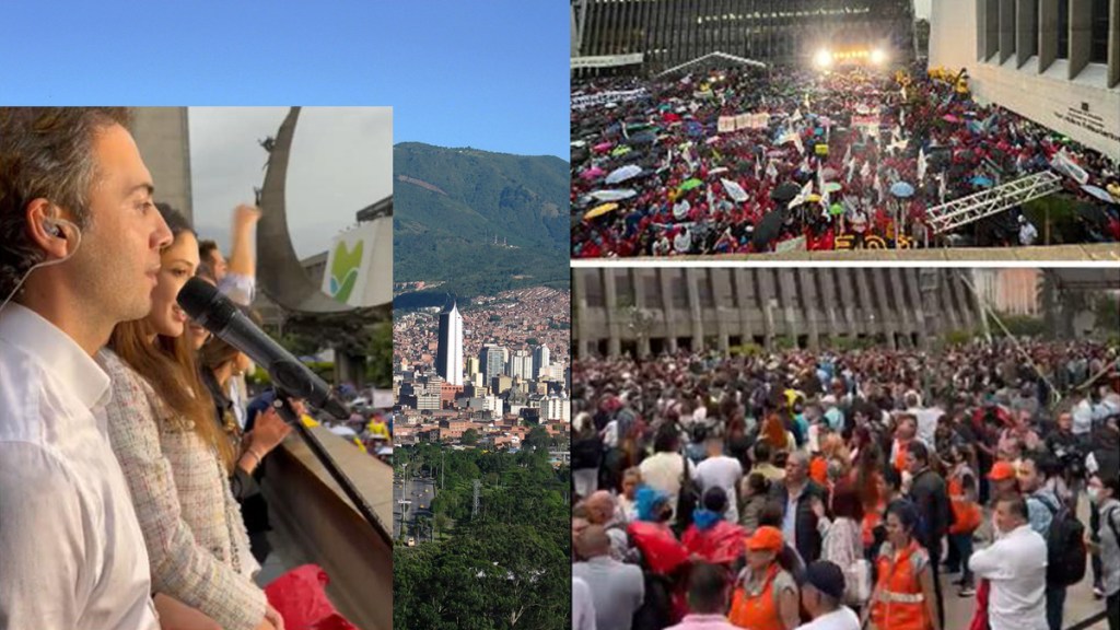 Miles de colombianos manifestaron apoyo al alcalde de&nbsp;Medellín