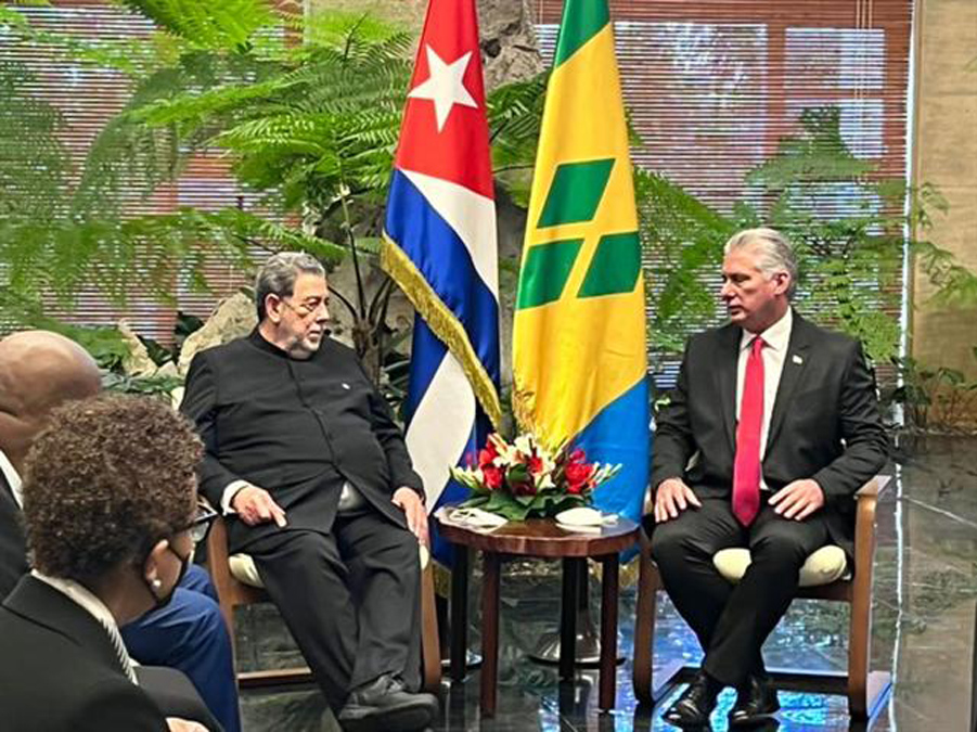 Cuba y San Vicente y las Granadinas por fortalecer&nbsp;relaciones