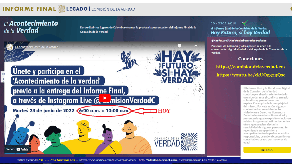 COLOMBIA. Informe Final de la Comisión de la&nbsp;Verdad