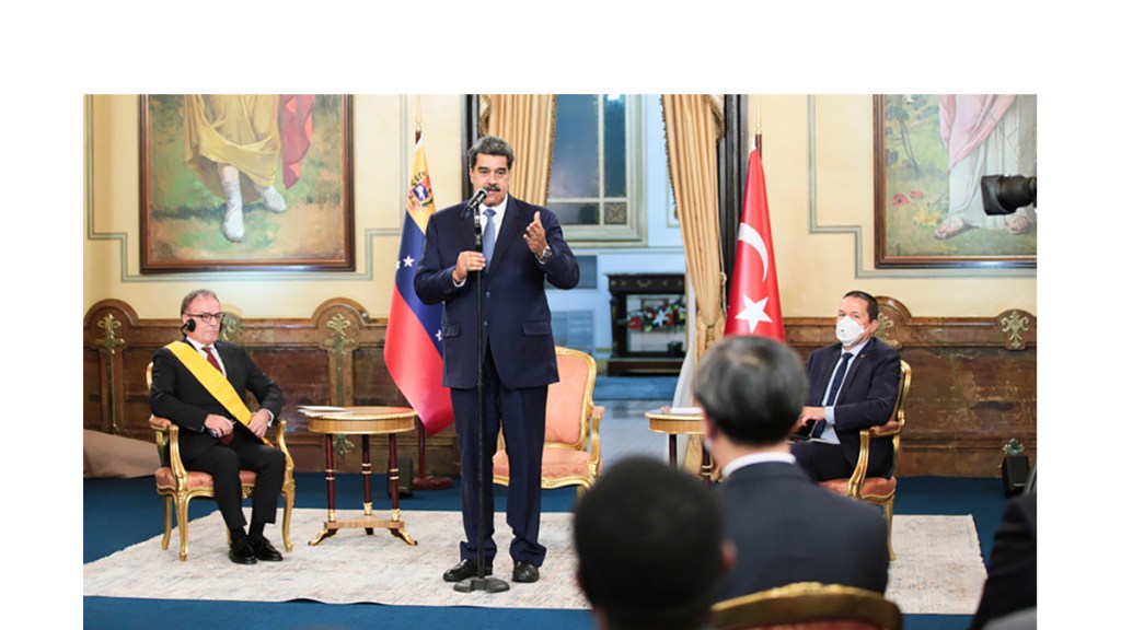 Maduro anuncia que Erdogan viajará a Venezuela en los próximos&nbsp;días
