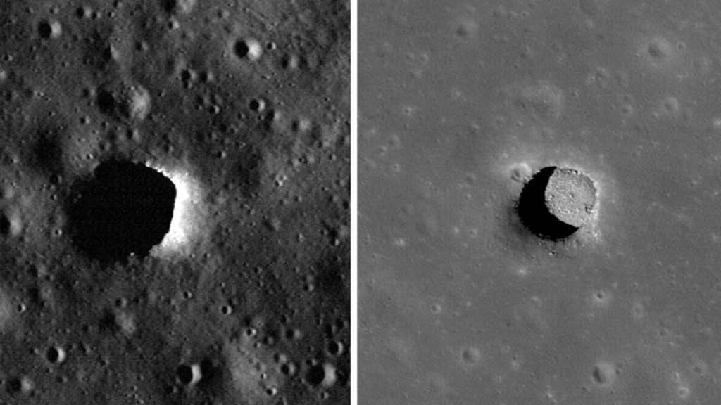 Descubren pozos en la Luna que se mantienen a una temperatura ideal para&nbsp;vivir