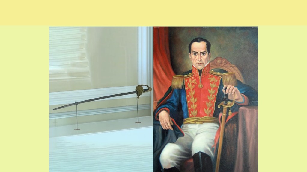 La mítica espada del libertador Simón Bolívar estará en la toma de posesión de Gustavo Petro en&nbsp;Colombia
