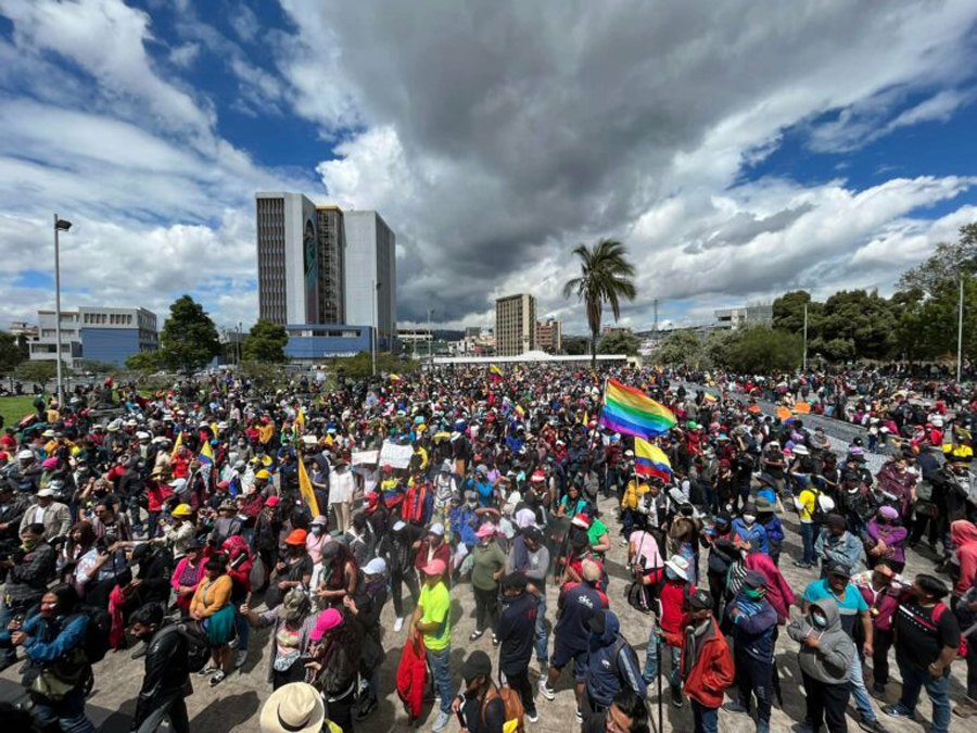 Victoria del paro nacional en el Ecuador
