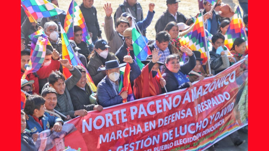 Histórica concentración popular por la democracia, la unidad y el Gobierno de Lucho y&nbsp;David
