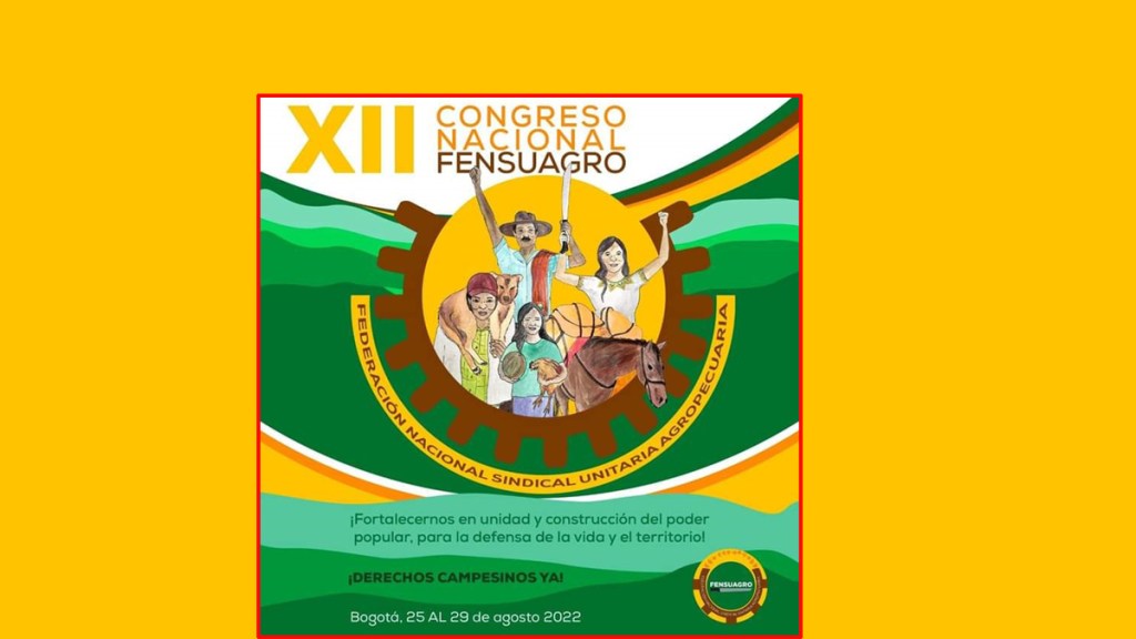 Federación agropecuaria Fensuagro-Cut prepara su&nbsp;XIICongreso