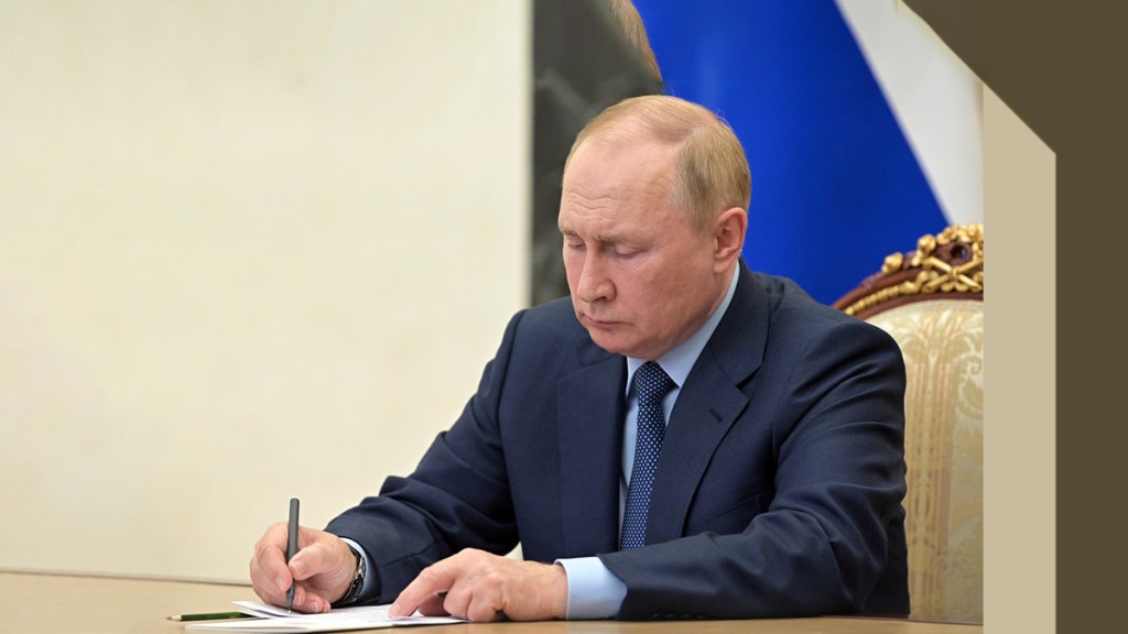 Putin firma un decreto que restringe la venta de activos rusos por ciudadanos de países no&nbsp;amistosos