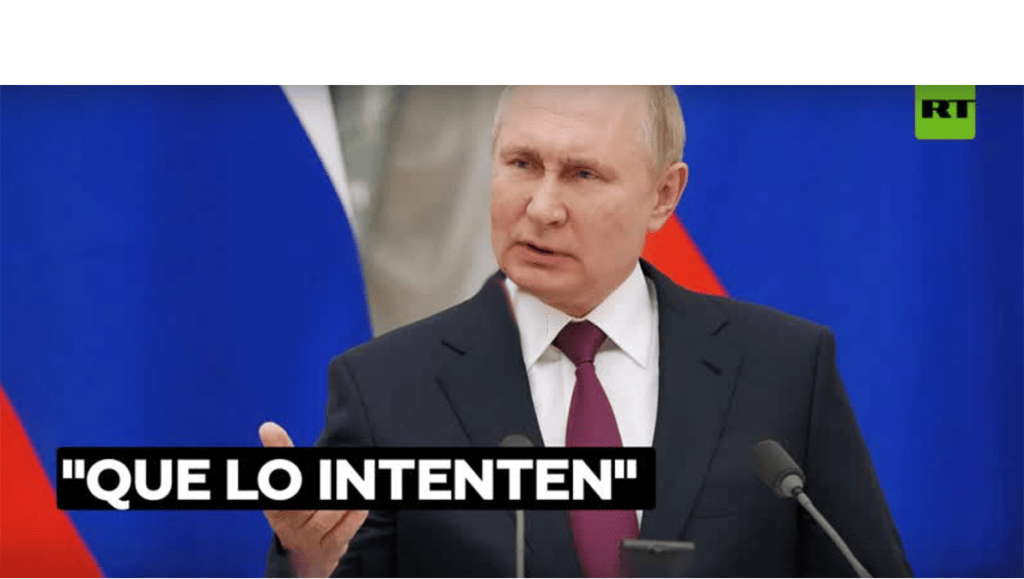 «Que lo intenten»: Putin pone en duda que Ucrania vaya a ganar a Rusia en el campo de&nbsp;batalla