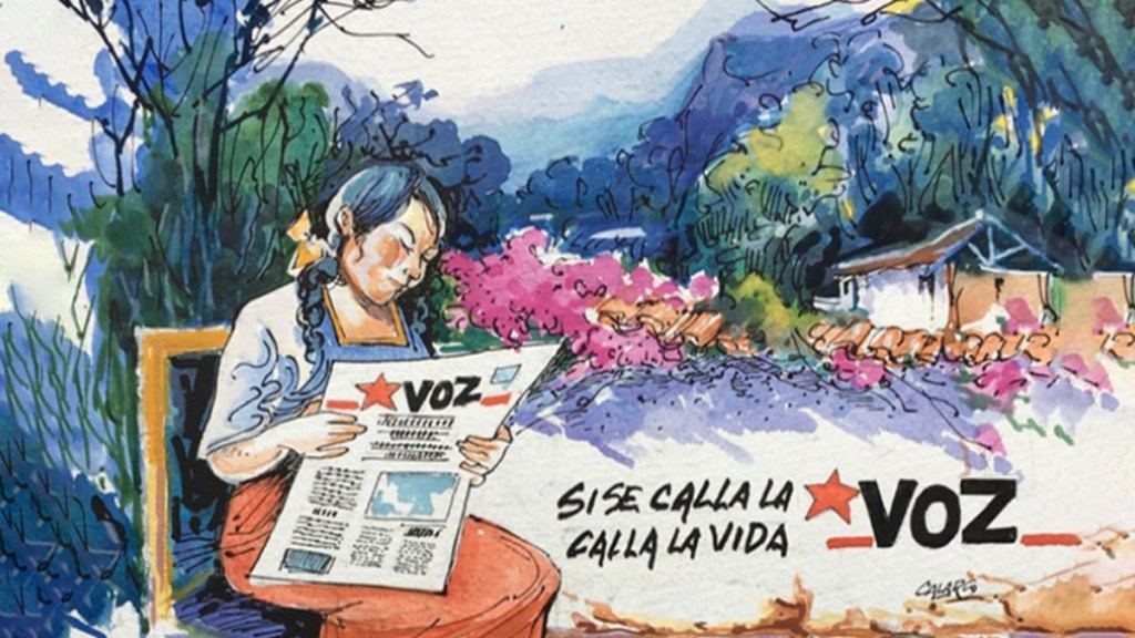 Campaña financiera por el semanario&nbsp;VOZ