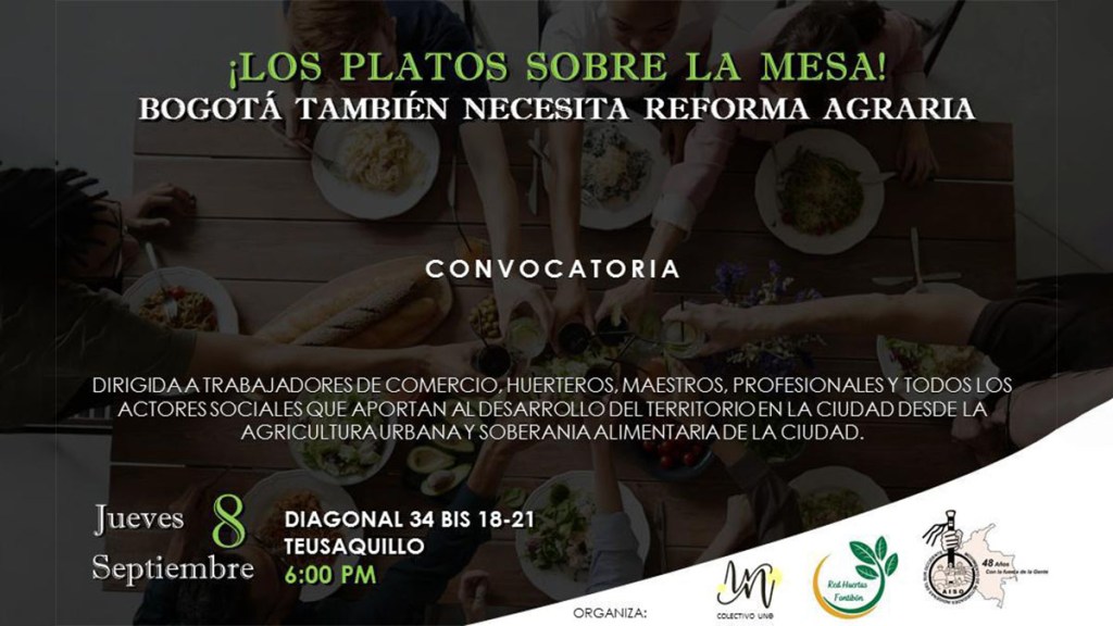 Convocatoria desde Fontibón,&nbsp;Bogotá.
