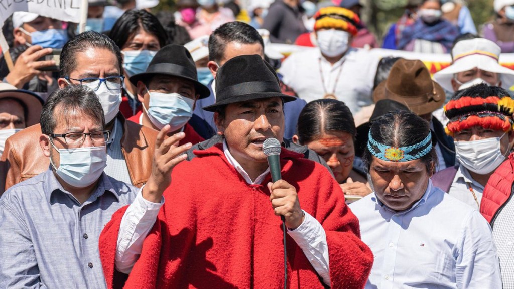 Una jueza de Ecuador declara nulo el juicio contra el líder indígena Leonidas&nbsp;Iza