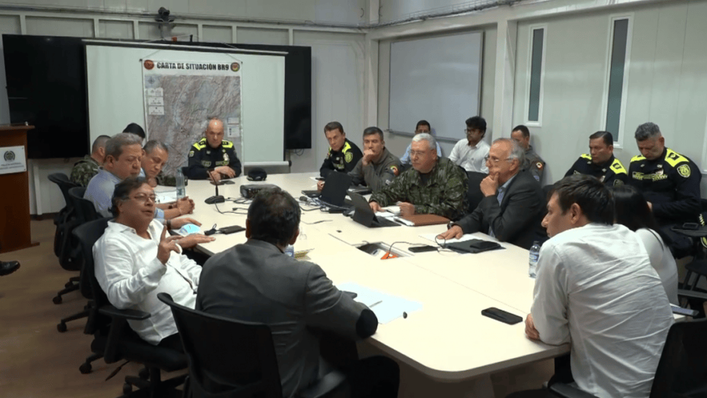 El sifón de sangre de dos siglos, del conflicto colombiano.