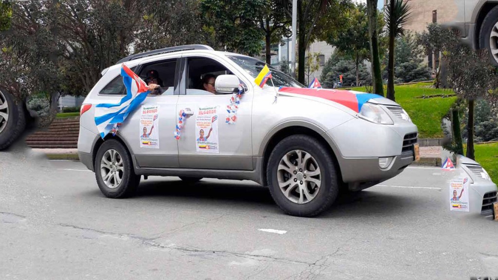 Caravana en Colombia exige a EEUU desmantelar bloqueo contra Cuba (+&nbsp;Fotos)
