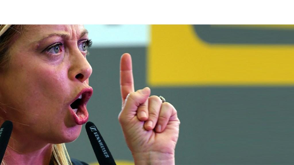 Europa con la daga fascista al&nbsp;cuello