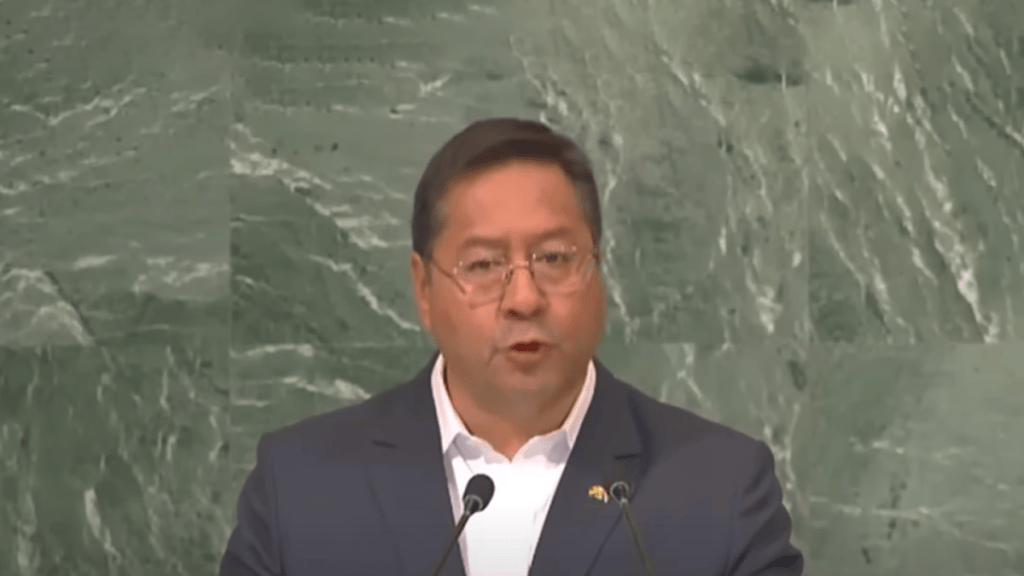 Presidente de Bolivia, Luis Arce, propone declarar al mundo como zona de&nbsp;paz