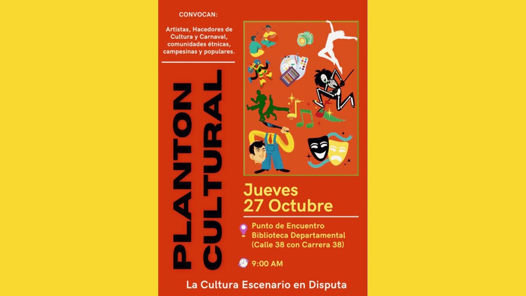 Barranquilla. LLAMAMIENTO A PLANTÓN&nbsp;CULTURAL