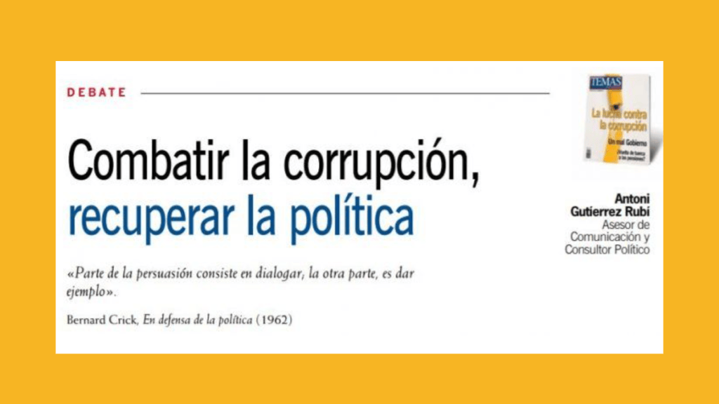 Razón de ser de la política