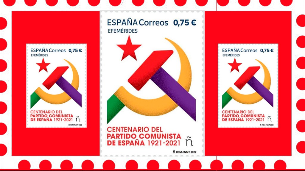 Una jueza suspende cautelarmente la emisión del sello que conmemora el centenario del&nbsp;PCE