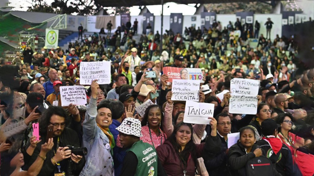 Histórico encuentro del&nbsp;campesinado