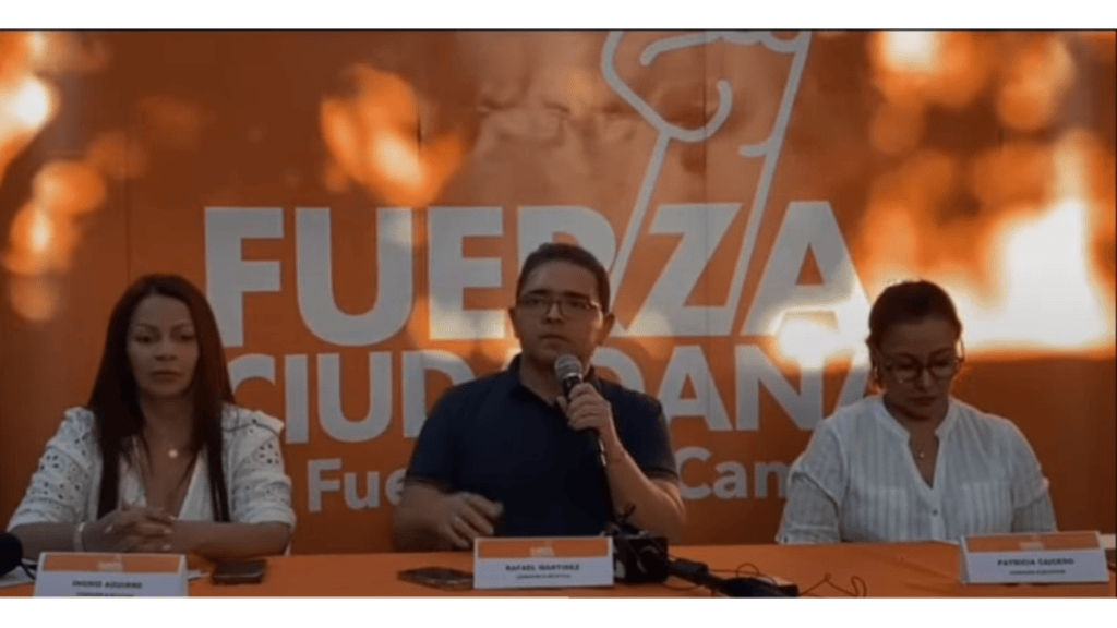 El Partido Fuerza Ciudadana se pronunció ante comunicado de la Fiscalía contra Carlos&nbsp;Caicedo