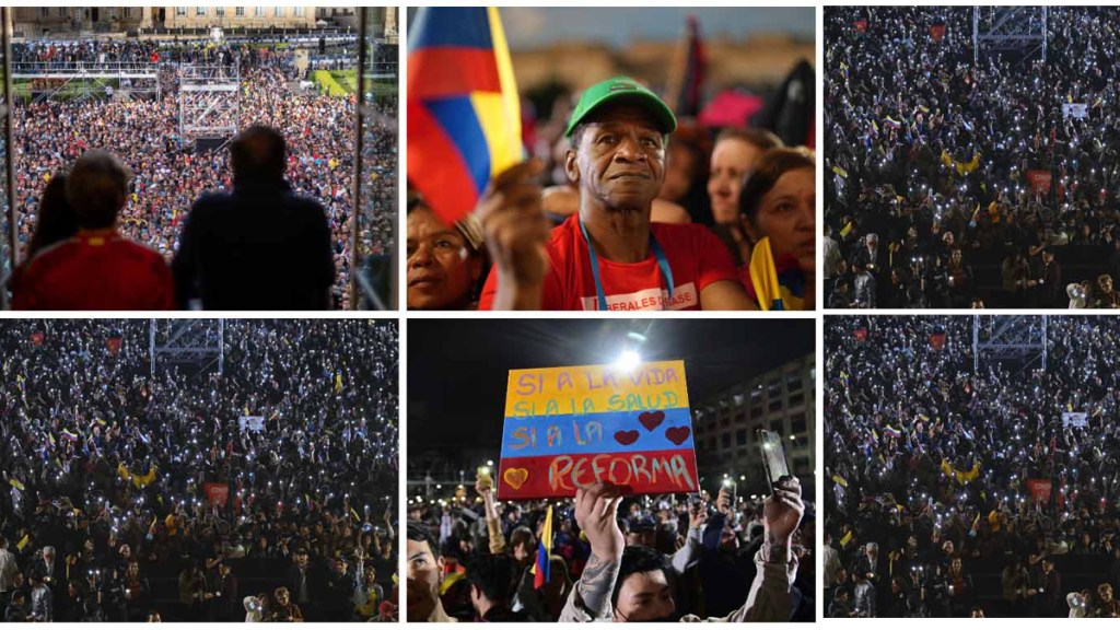 Miles manifiestan respaldo a reformas del gobierno en&nbsp;Colombia