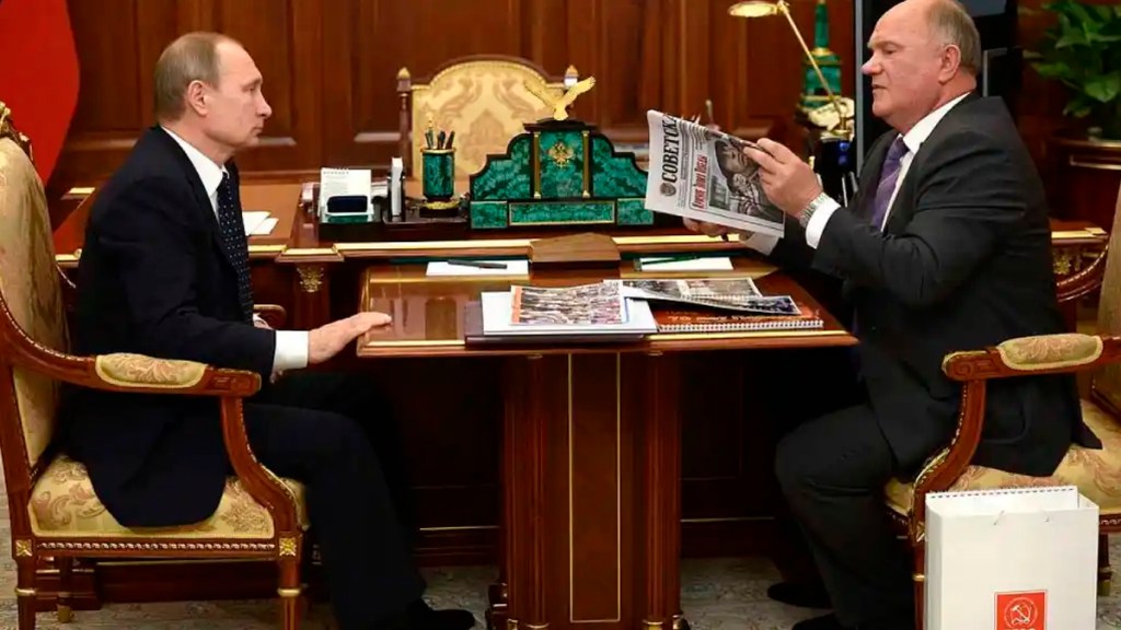Putin se reúne con el Partido Comunista 