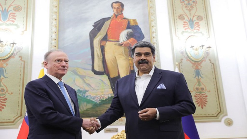 Presidente Maduro recibe en Miraflores al secretario del Consejo de Seguridad de&nbsp;Rusia