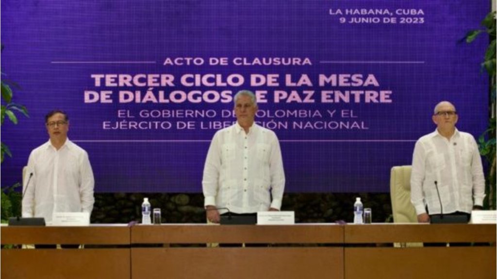 Gobierno de Colombia y el ELN concluyen tercer ciclo de diálogos de&nbsp;paz