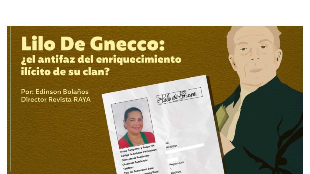 Lilo De Gnecco: ¿el antifaz del enriquecimiento ilícito de su&nbsp;clan?