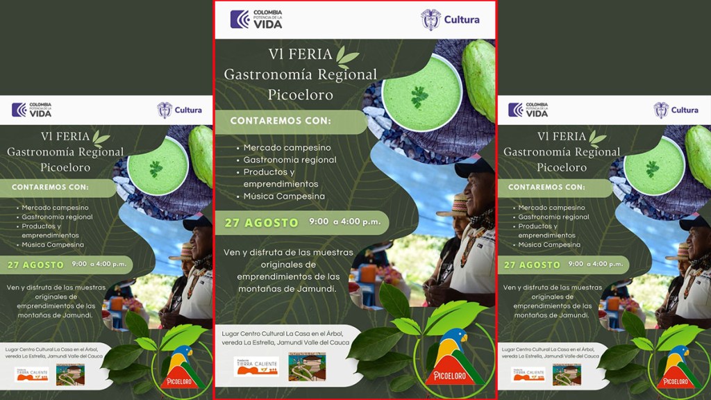 En Jamundí, Valle, Sexta Feria de Gastronomía Regional&nbsp;Picoeloro