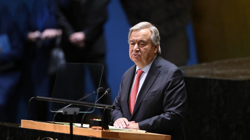 António Guterres: «La humanidad ha abierto las puertas del&nbsp;infierno»