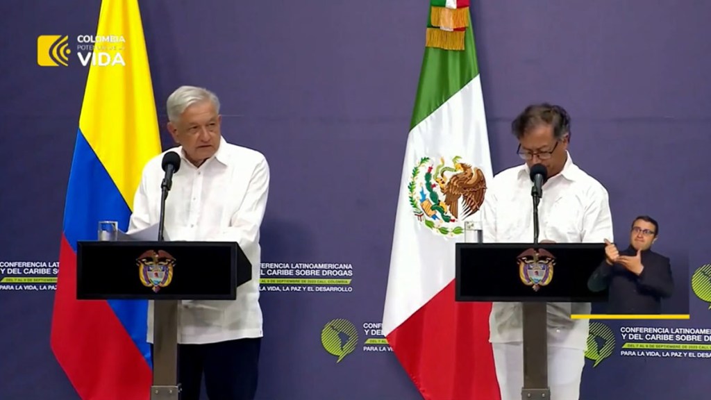 Mensaje conjunto de los presidentes de México y Colombia, desde&nbsp;Cali