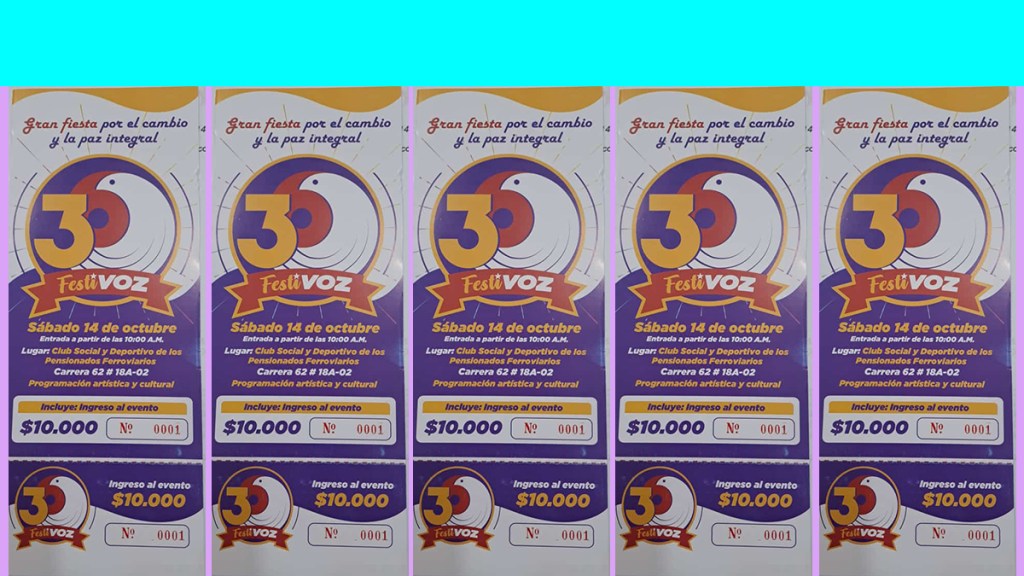 Intensos preparativos para la fiesta del periódico Voz en Bogotá el sábado 14 de&nbsp;octubre.