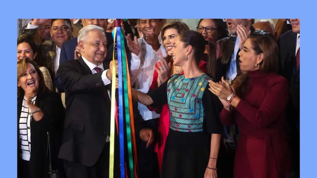 Claudia recibe bastón de mando: “México ya no es de unos&nbsp;cuantos”