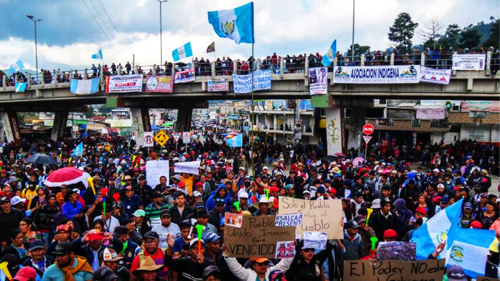 Guatemala arde. La movilización popular marca el&nbsp;camino