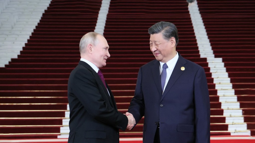 Putin se reúne con el líder chino Xi Jinping y su esposa Peng Liyuan en&nbsp;Pekín