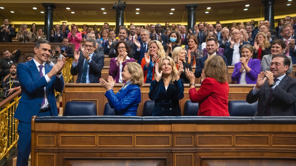 Así es el nuevo Gobierno de Pedro Sánchez: 22 ministerios, 12 mujeres y 5 carteras para&nbsp;Sumar