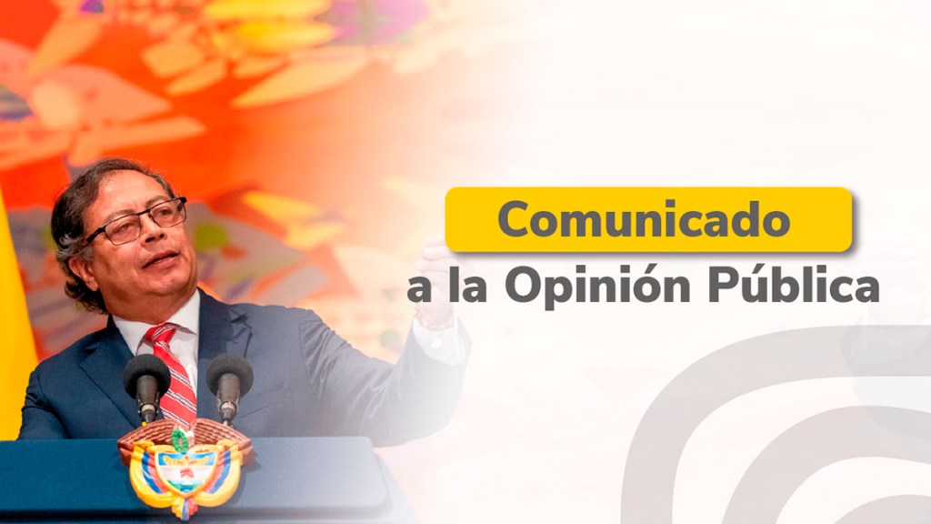 Comunicado de Prensa&nbsp;Colombia