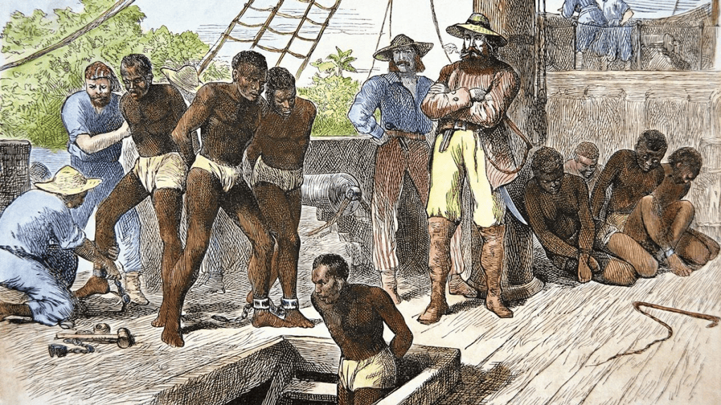 ¿CÓMO VIAJABAN LOS ESCLAVOS AFRICANOS EN UN BARCO&nbsp;NEGRERO?