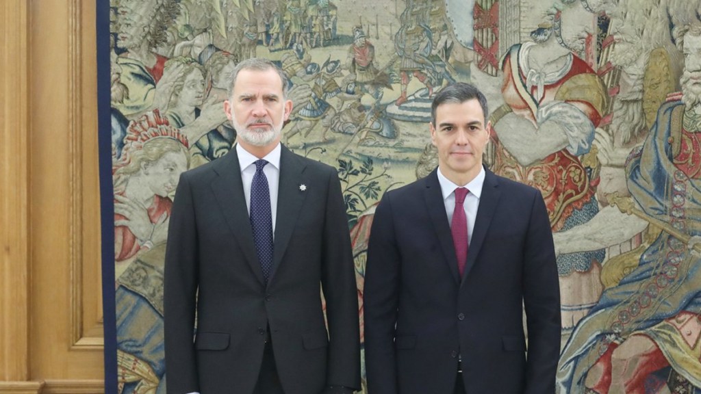 Pedro Sánchez toma posesión ante el rey Felipe&nbsp;VI