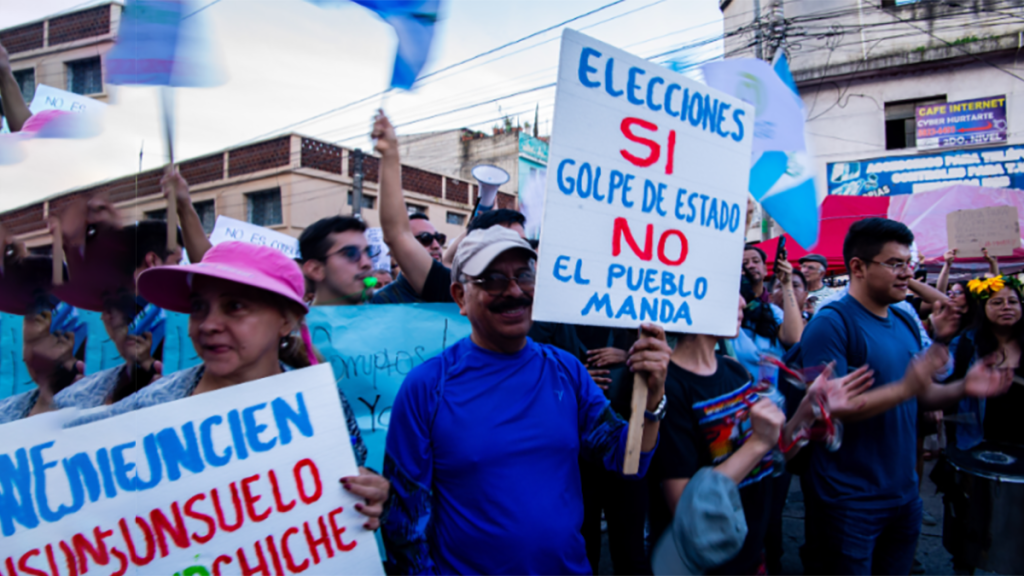 Guatemala: La amenaza de golpe es&nbsp;real