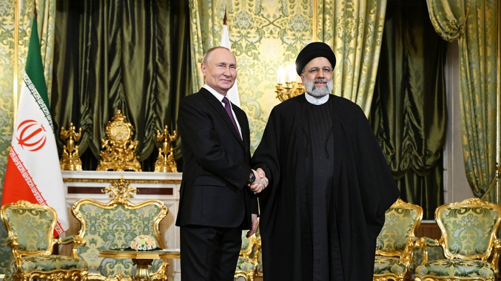 «Es importante intercambiar puntos de vista sobre Palestina»: Putin durante su encuentro con&nbsp;Raisi