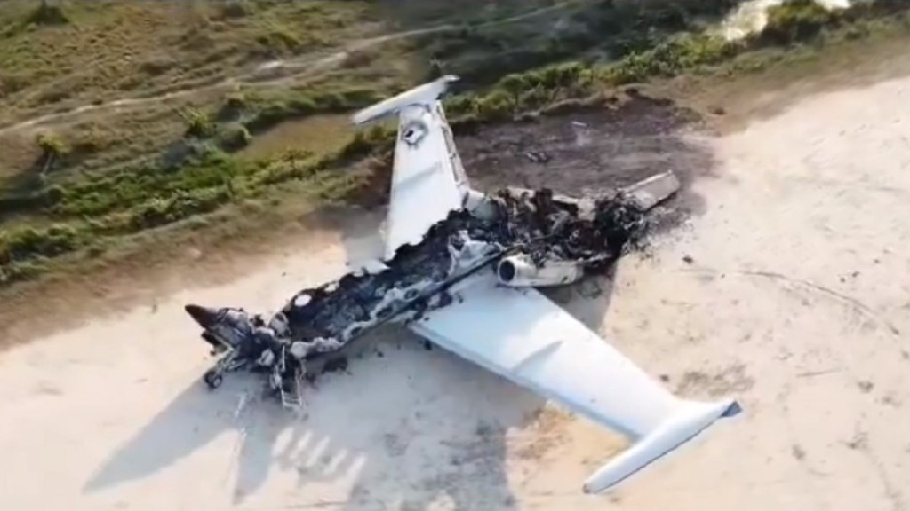 Venezuela derriba un avión proveniente de México que transportaba drogas y&nbsp;armas